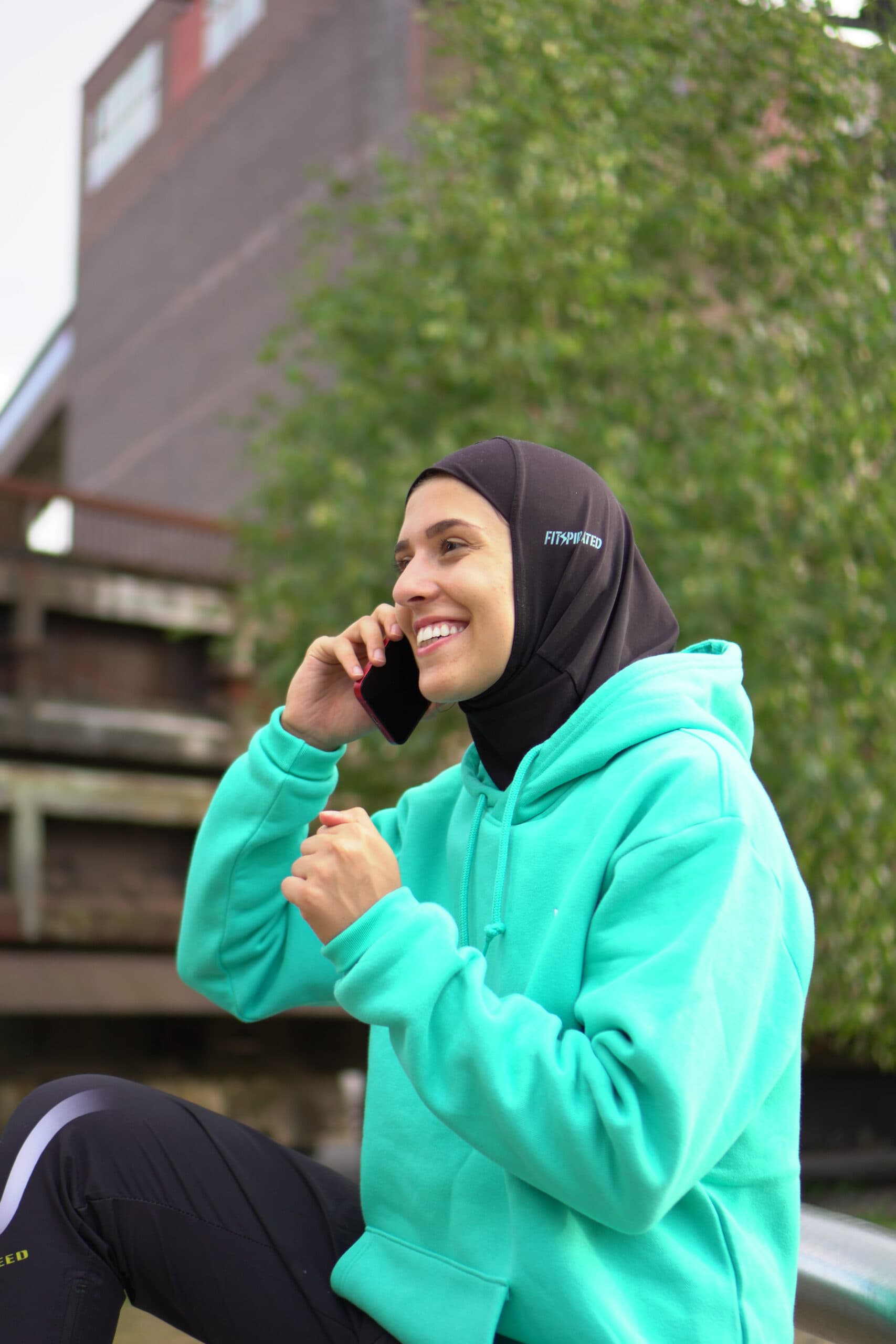 Seher im Austausch mit ihrer Fit-Muslima-Community
