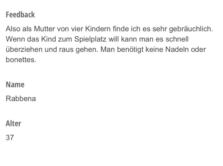 Authentische Kundinnenstimme zum Fitspirated Sport Hijab 8